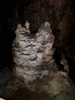 p6030007 Limestone stalactite in the grotto-gigante.