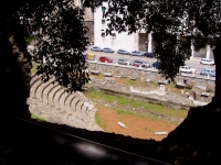 p6020013 Roman amphitheater. Top view.