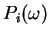 $P_i(\omega)$