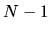 $N-1$