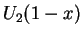 $U_2(1-x)$