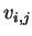 $v_{i,j}$