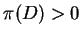 $\pi(D)>0$