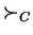 $\succ_C$
