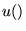 $u()��$