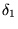 $\delta_1$