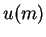 $u(m)$