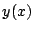 $ y(x)$