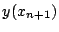 $ y(x_{n+1})$