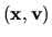 $ ({\bf x},{\bf v})$