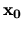 $ {\bf x_0}$