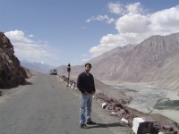 dsc01452 Gautam stops to admire the silk route