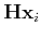 $ {\bf H}{\bf x}_i$