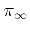 $\displaystyle {\bf\pi_\infty}
$
