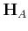 $ {\bf H}_A$