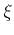 $ \xi$