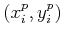 $ (x^p_i,y^p_i)$