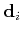 $ {\bf d}_i$