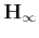 $ {\bf H_\infty}$