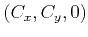 $ (C_x,C_y,0)$