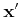 $ {\bf x'}$