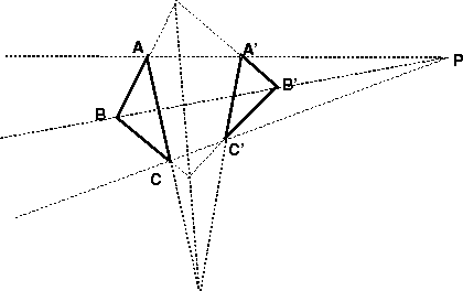 \begin{figure}
\centerline{\psfig{figure=desargues.ps,height=6cm}}
\end{figure}